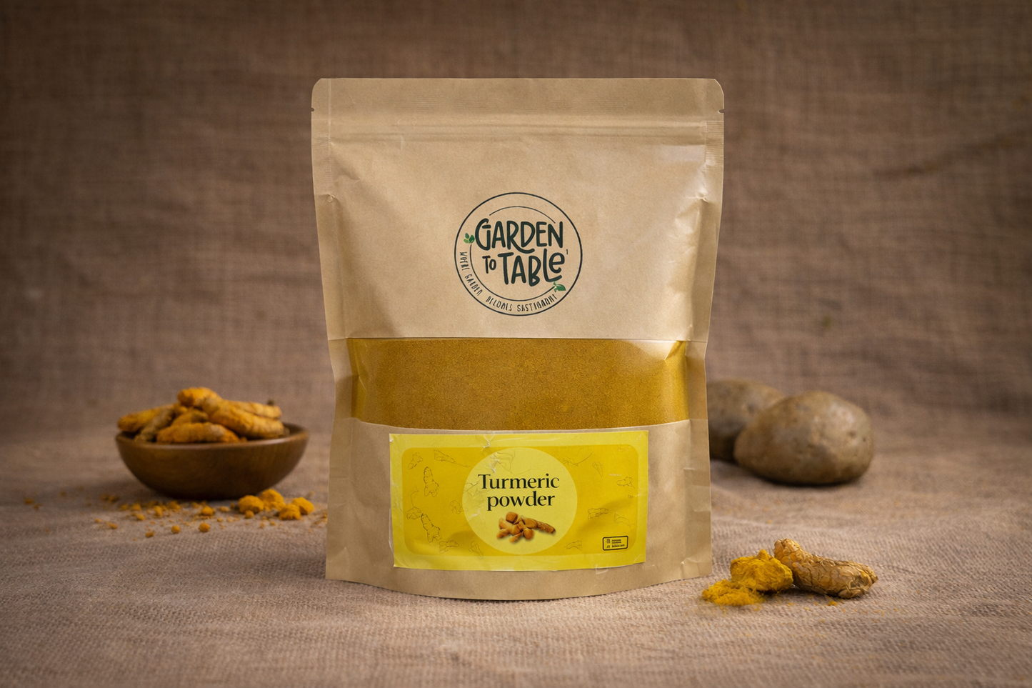 Homegrown Turmeric Powder (250gms / 500gms)