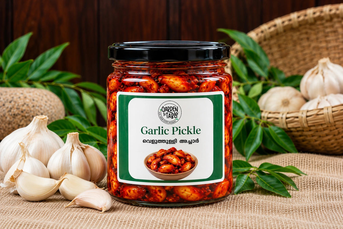 Garlic Pickle | Traditional Kerala Style Achar | 150g