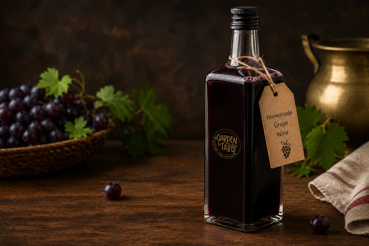 Grape Wine Rich Fruity Traditional Style Wine for Celebrations & Festive Occasions 1 L