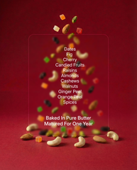 Fruit Rich Christmas Cake – Natural, Rich & Slow-Baked (800g)