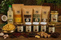 Premium Onam Gift Hamper | Kerala Spices, Coconut Oil, Ghee, Pickle, Snacks & Traditional Essentials Combo