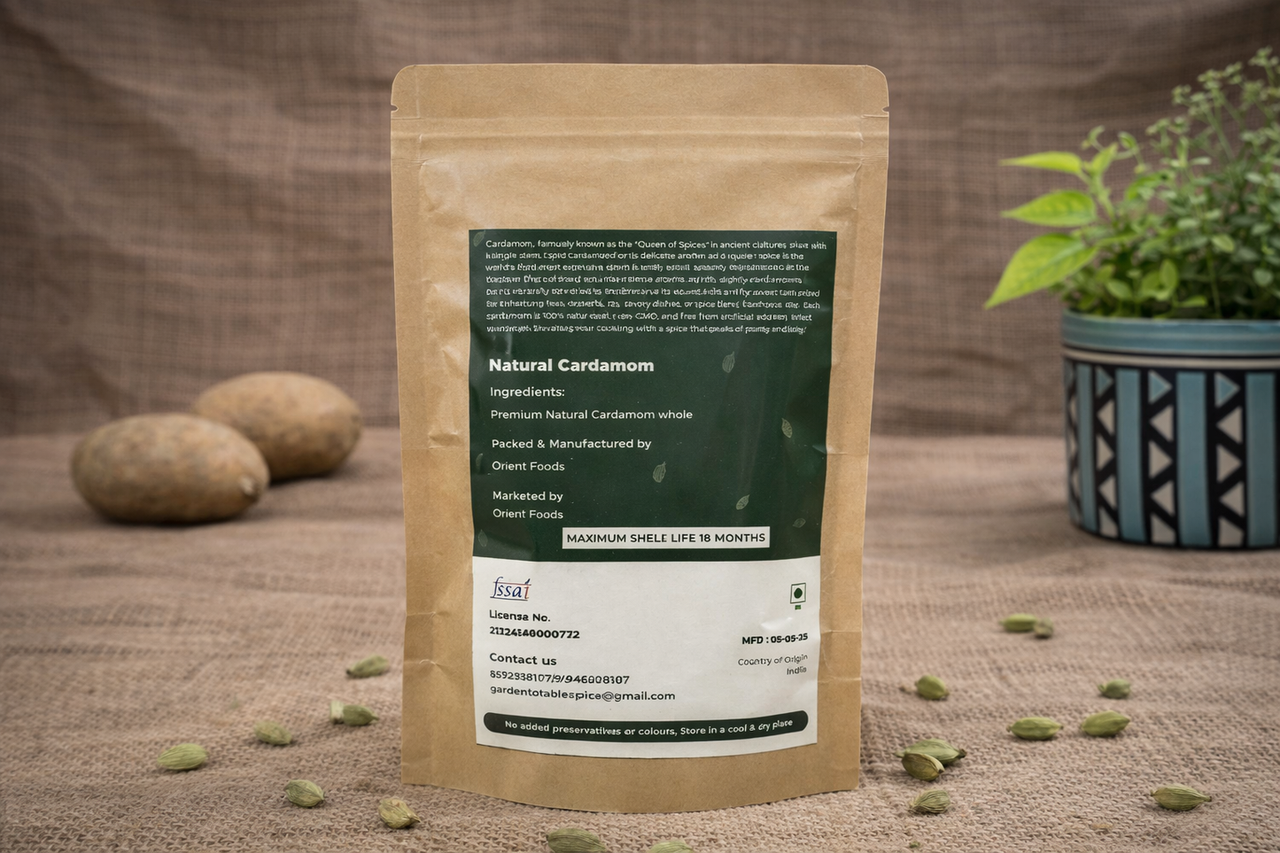 Cardamom Pods (50gms, 100gms, 250gms)
