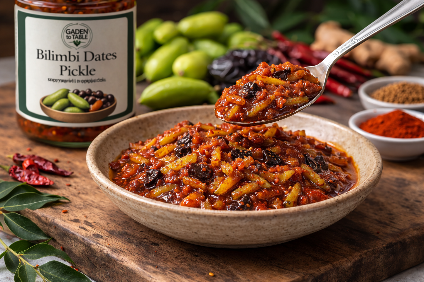 Bilimbi Dates Pickle (300gms)