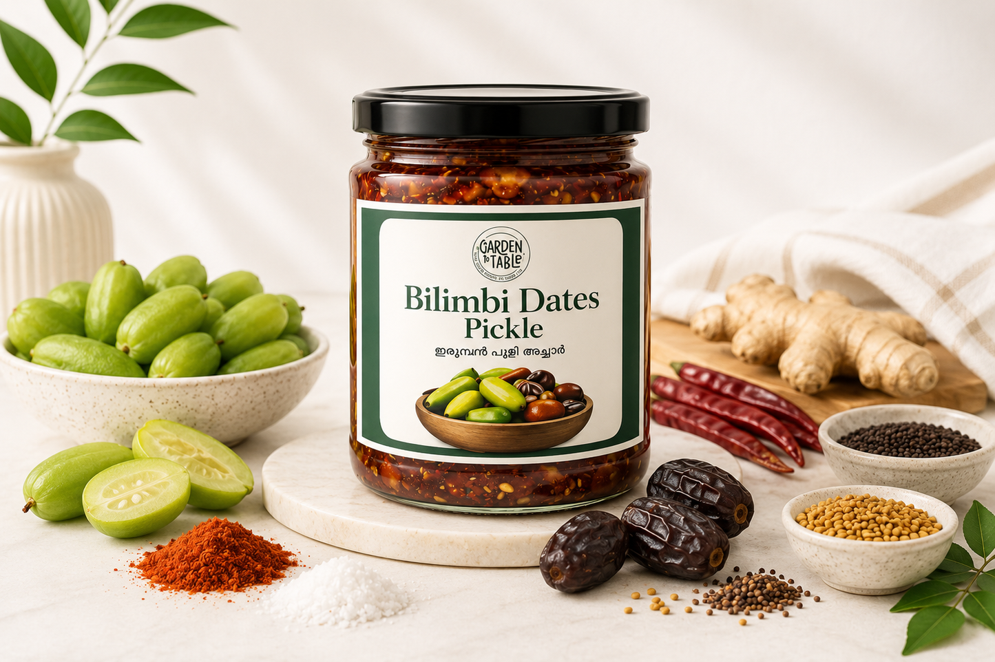 Sweet & Tangy Irumbanpuli Dates Pickle