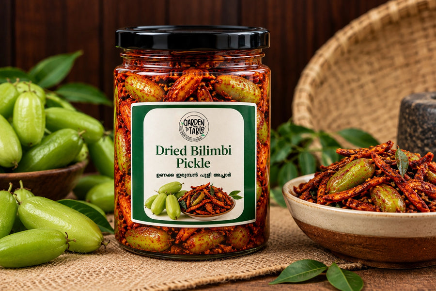 Dried Bilimbi Pickle | Tangy Kerala Style Pickle for Rice & Meals | 100g
