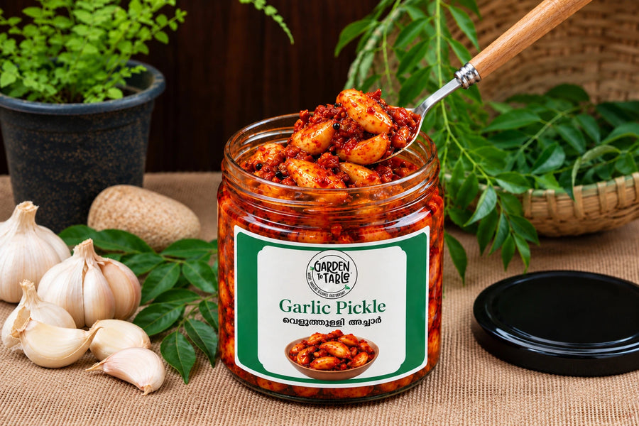 Garlic Pickle | Traditional Kerala Style Achar | 150g