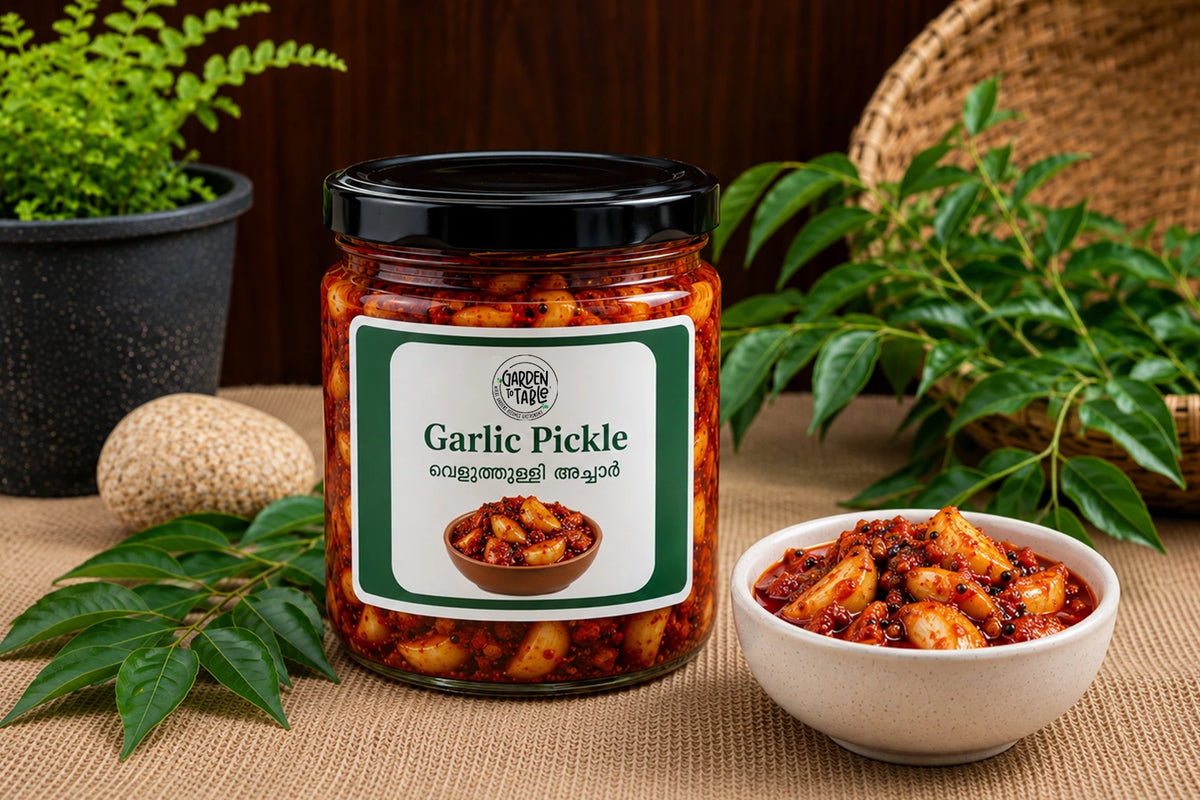 Garlic Pickle | Traditional Kerala Style Achar | 150g