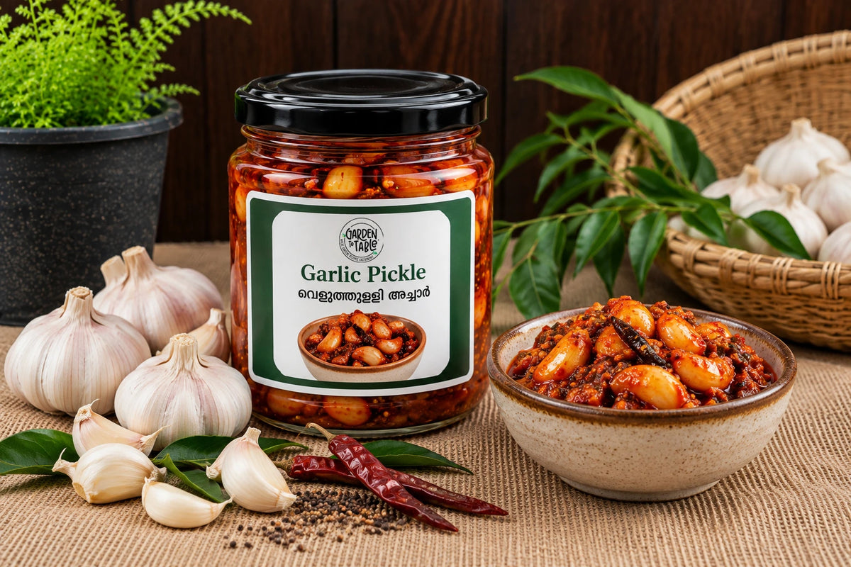 Garlic Pickle | Traditional Kerala Style Achar | 150g