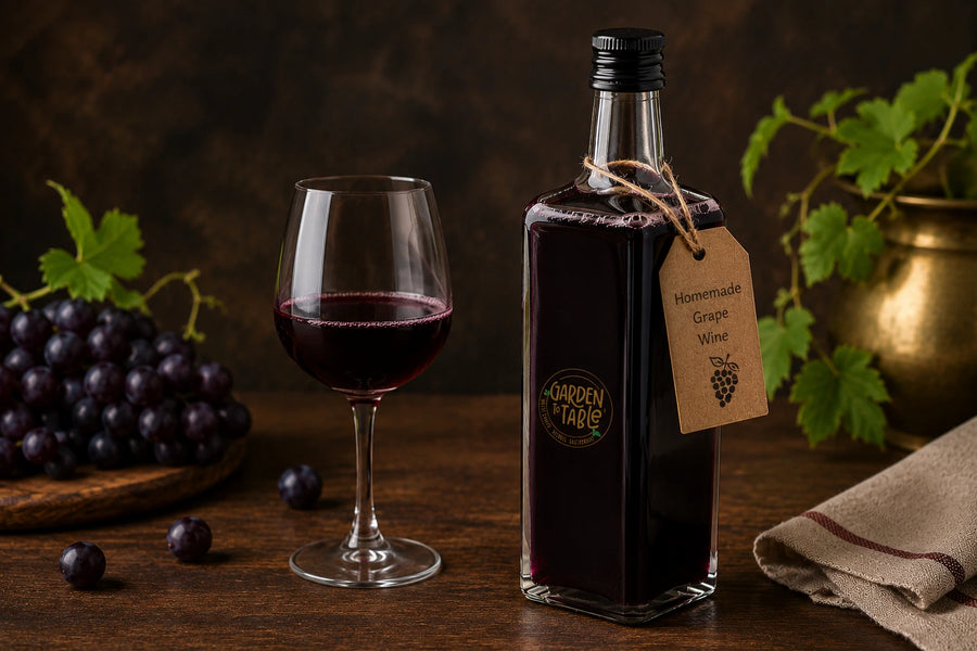 Grape Wine Rich Fruity Traditional Style Wine for Celebrations & Festive Occasions 1 L