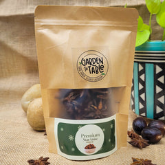 Premium Star Anise – Exotic Spice, 6-Petal Flower (100g)