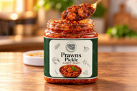 Prawns Pickle | Spicy Kerala Style Prawn Pickle for Rice & Meals | 150g